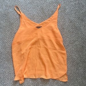 NWOT Tangerine Spaghetti Strap Top